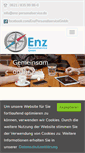 Mobile Screenshot of enz-personalservice.de