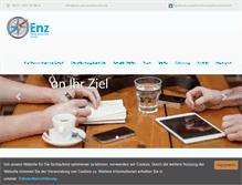 Tablet Screenshot of enz-personalservice.de